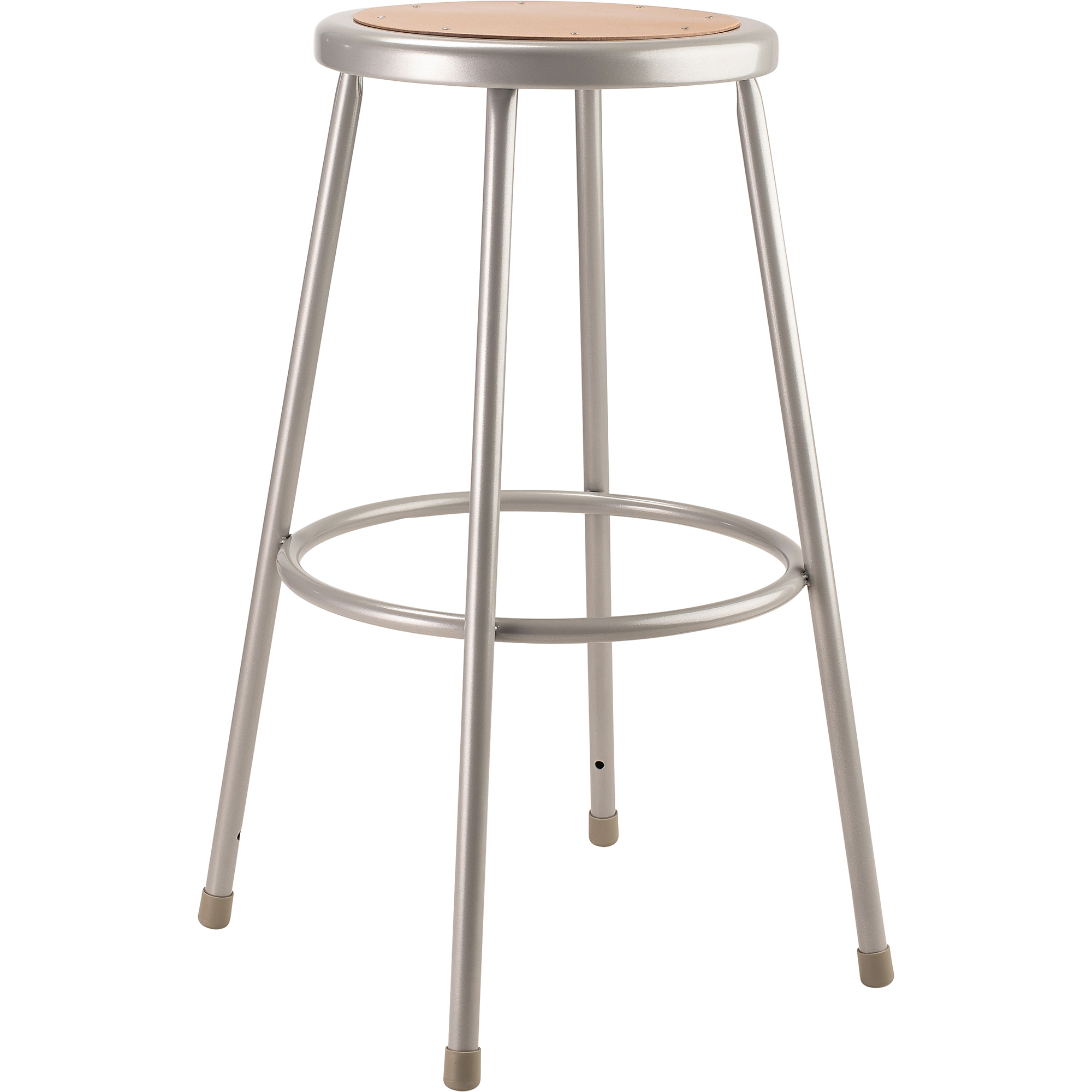 National Public Seating, 30in. Heavy Duty Steel Stool, Grey, Primary Color Gray, Included (qty.) 1, Seating Type Office Stool, Model# 6230
